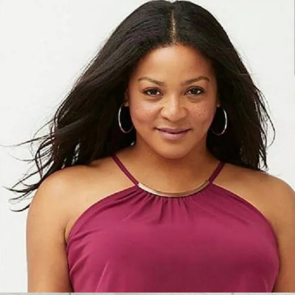 Lane Bryant Sz 14/16 Sleeveless Maxi Dress